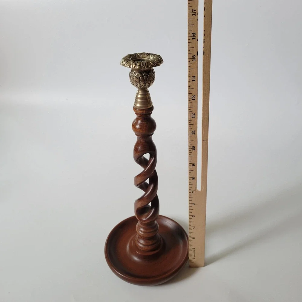Vintage Open Barley Twist Candle Stick 15